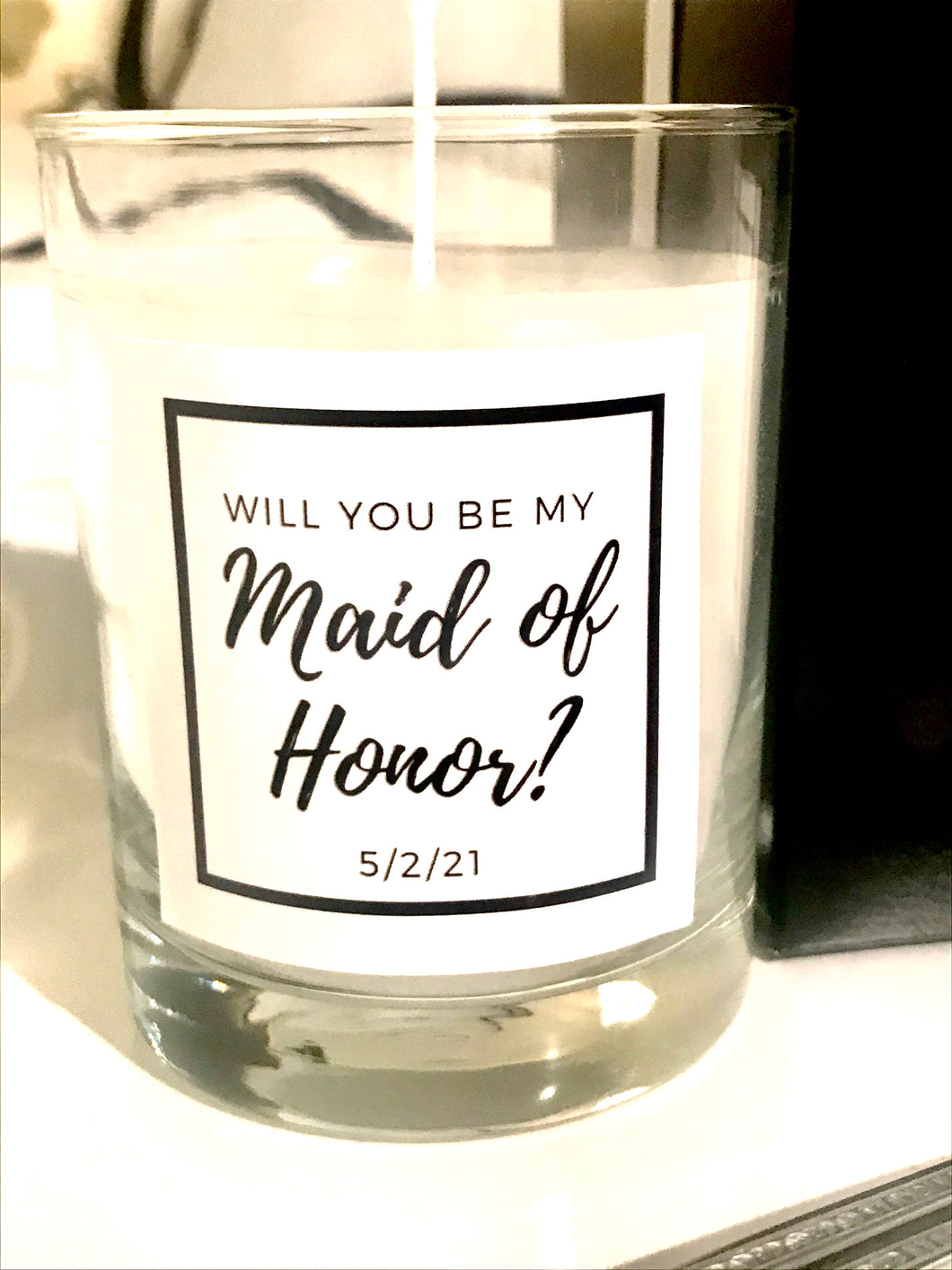 Will you be my Maid of Honor? Maison Margaux Custom Label Collection